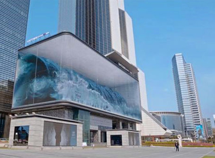 韓國街頭驚現(xiàn)20米巨型“水缸”，有了裸眼3D 萬物皆可藝術(shù)